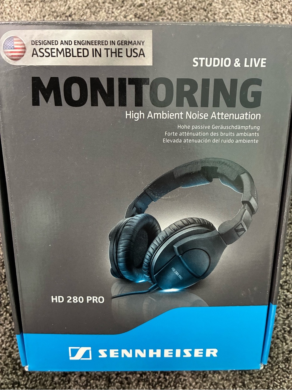 Sennheiser HD 280 PRO Studio Headphones — Black